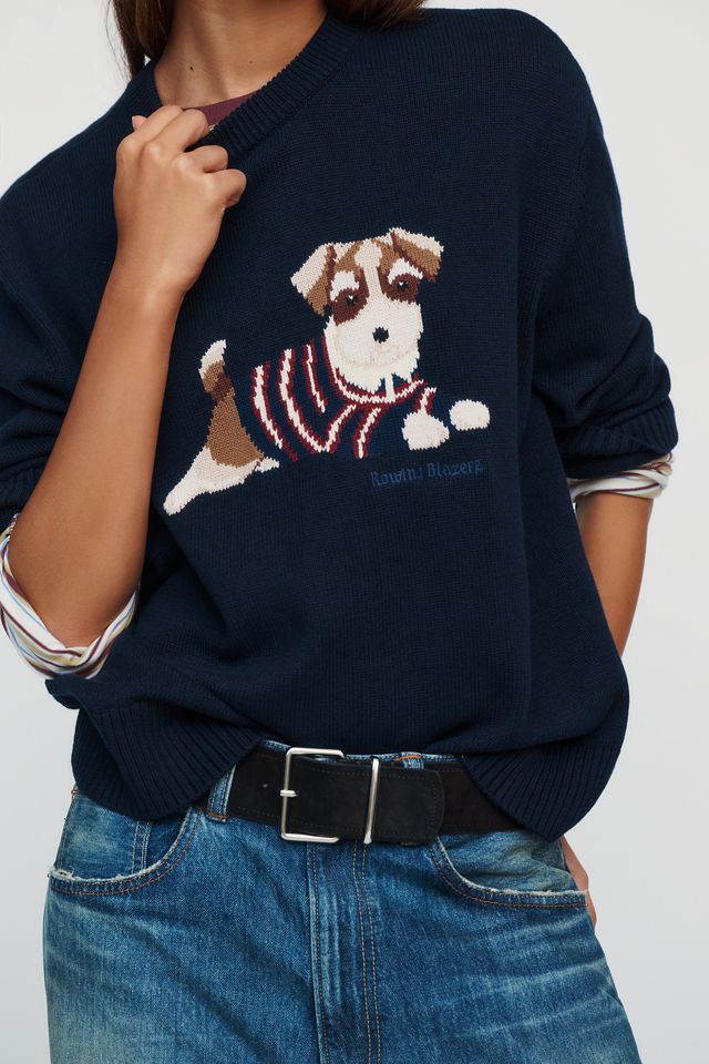 Rowing Blazers 100% Cotton Terrier Dog Sweater #1