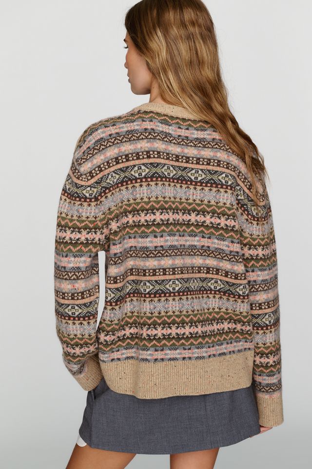 Rowing Blazers 100% Wool Fair Isle Sweater #1