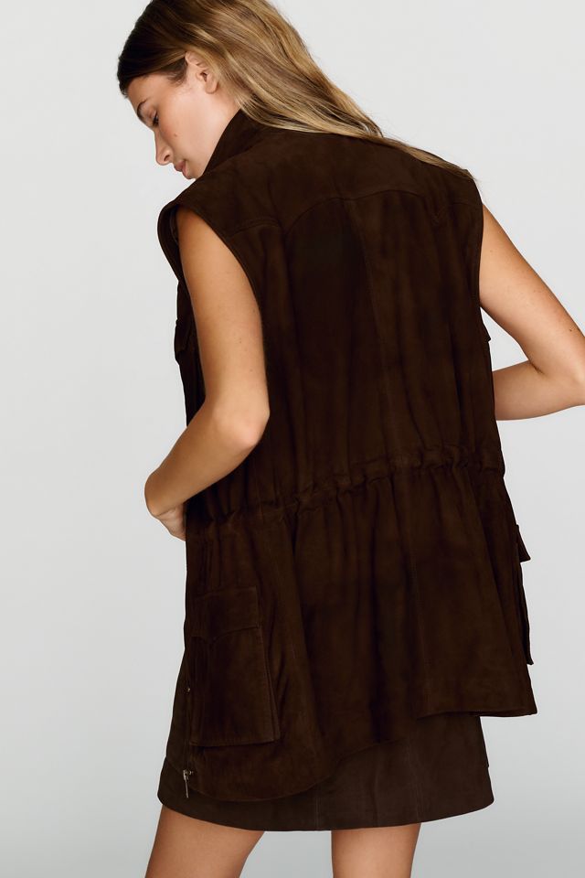Rowing Blazers Suede Utility Vest #2