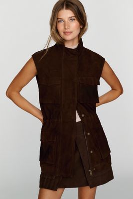 Rowing Blazers Suede Utility Vest