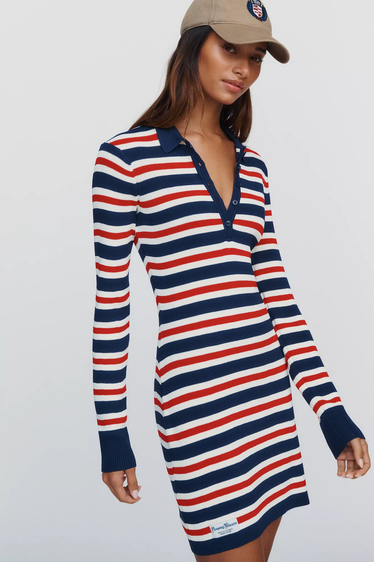 Rowing Blazers Kris Polo Mini Dress