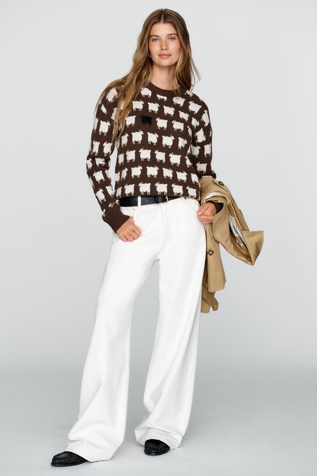 Rowing Blazers 100% Wool Sheep Sweater #1