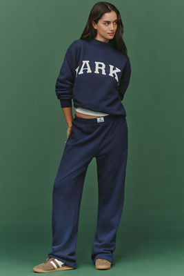 Parke Boxer Sweatpants In Blue