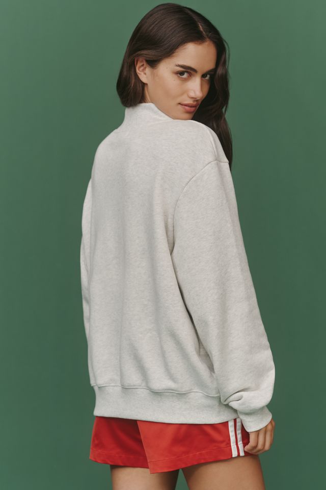 PARKE x Anthropologie Mock-Neck Varsity Sweatshirt #3