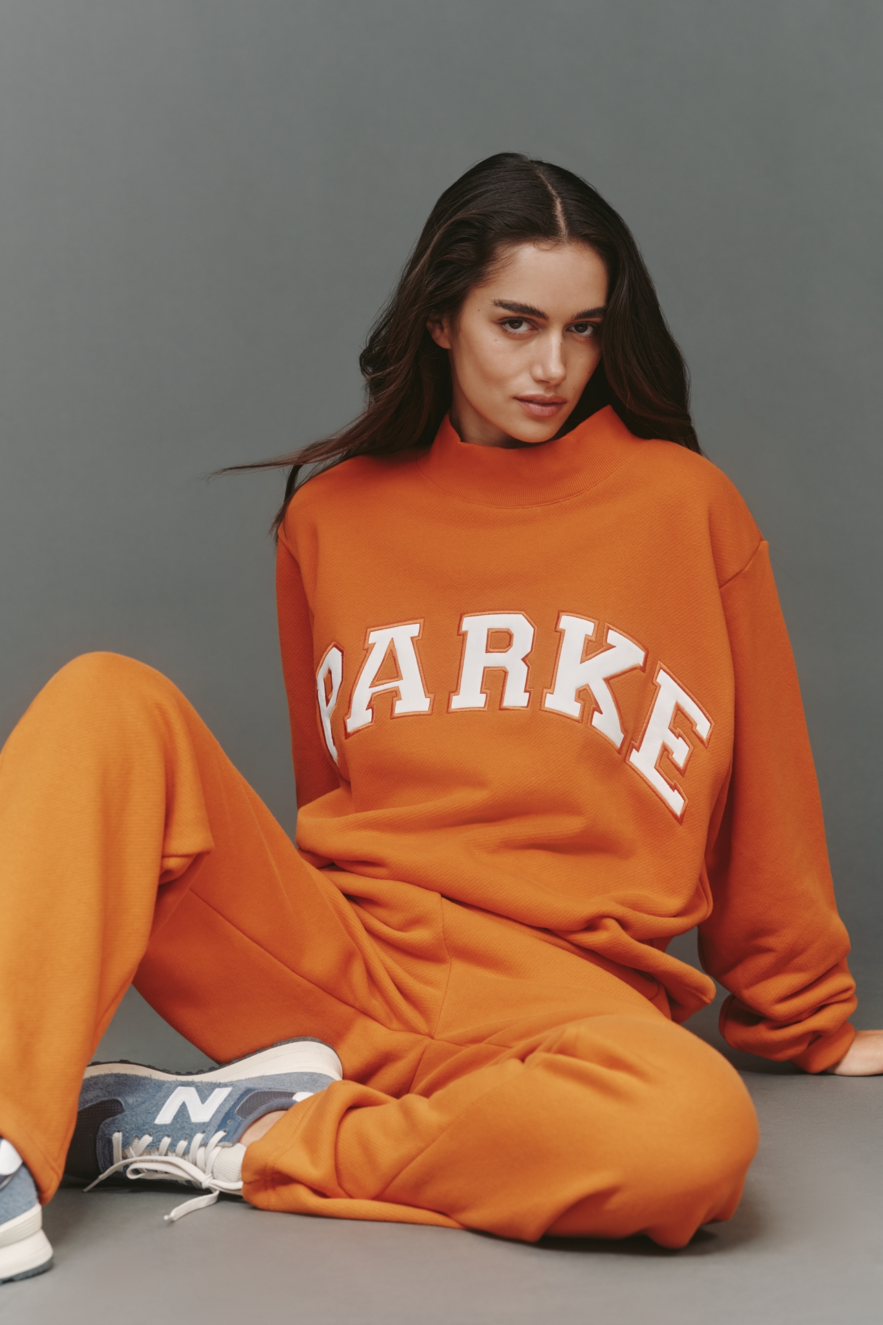 PARKE Varsity Mock-Neck Sweatshirt