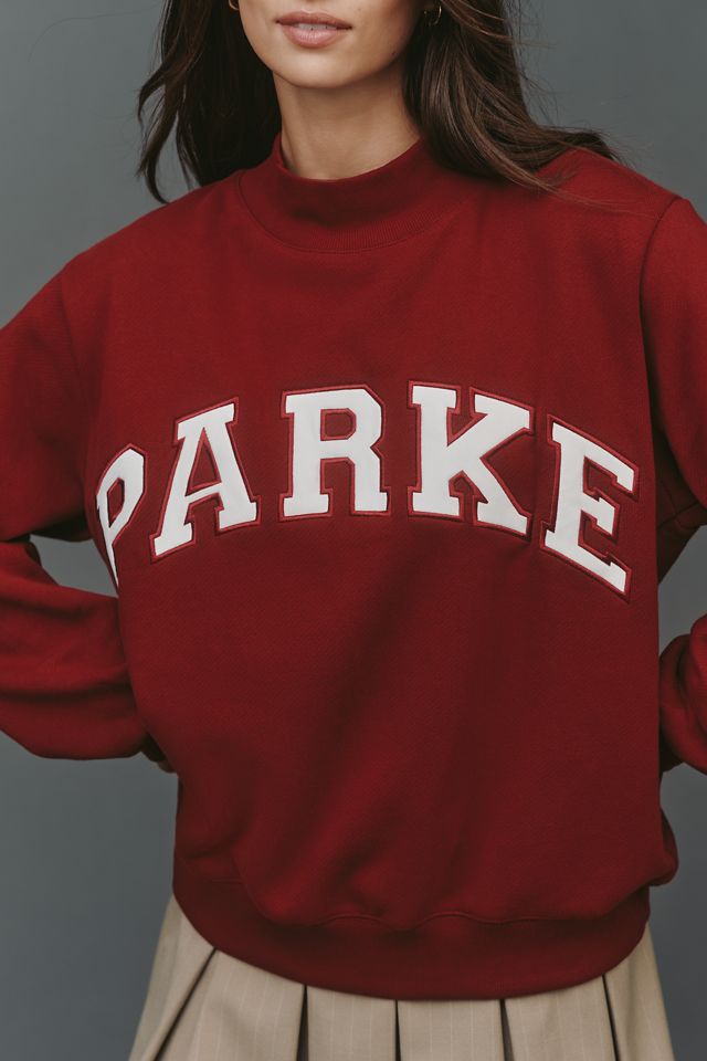 PARKE Varsity Mock-Neck Sweatshirt