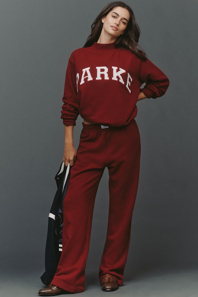 PARKE Varsity Mock-Neck Sweatshirt