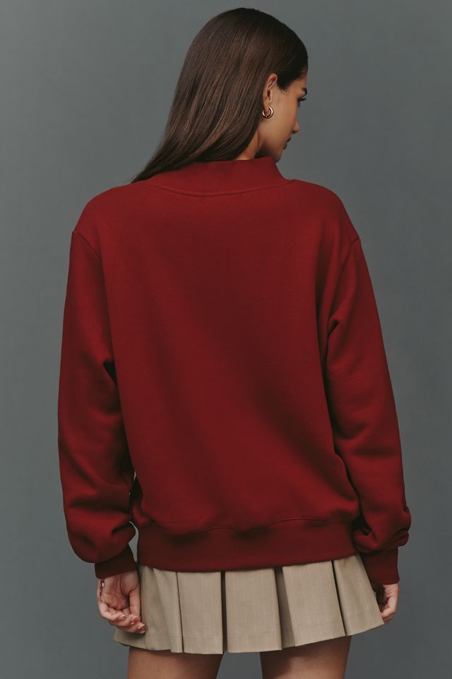 PARKE Varsity Mock-Neck Sweatshirt