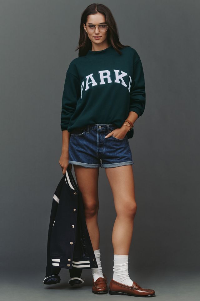 PARKE Varsity Mock-Neck Sweatshirt