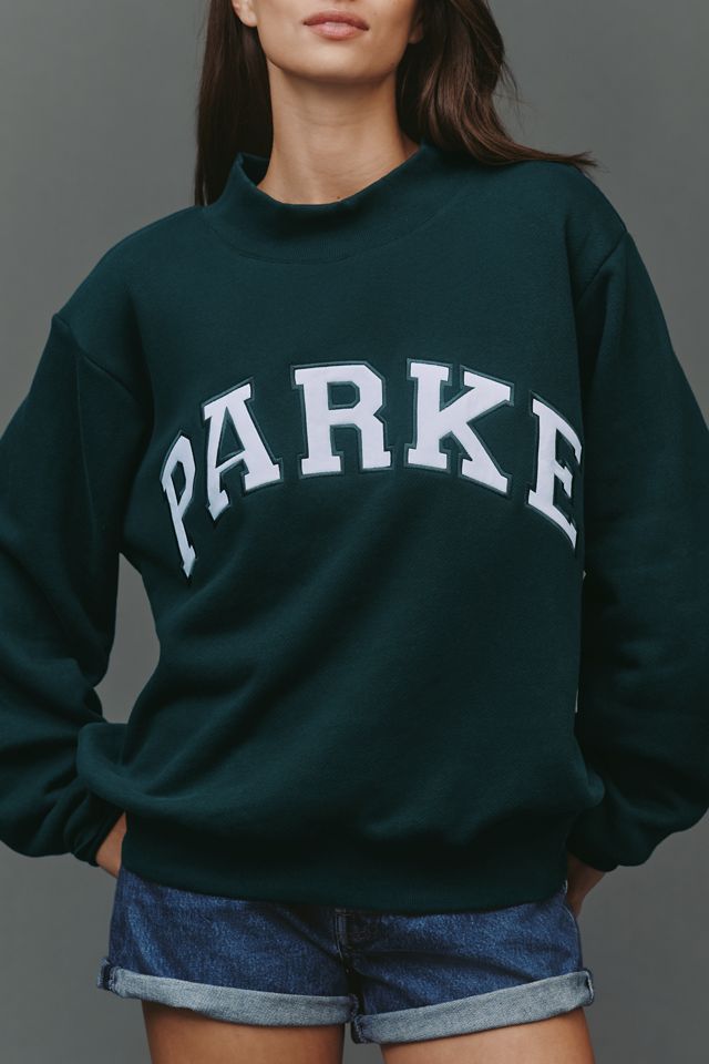 PARKE Varsity Mock-Neck Sweatshirt