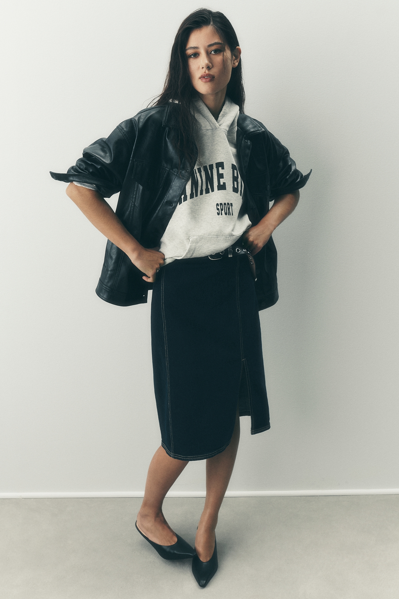 Anine Bing Harvey Hooded Sweatshirt