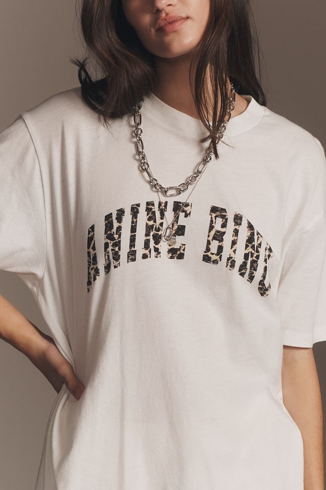 美品✨ANINE BING NEW YORK アニービン　ホワイトTシャツ ANINE BING Jaylin Bing Tee in Ivory | REVOLVE