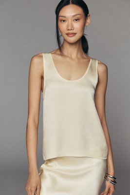 Anine Bing Silk Scoop Tank