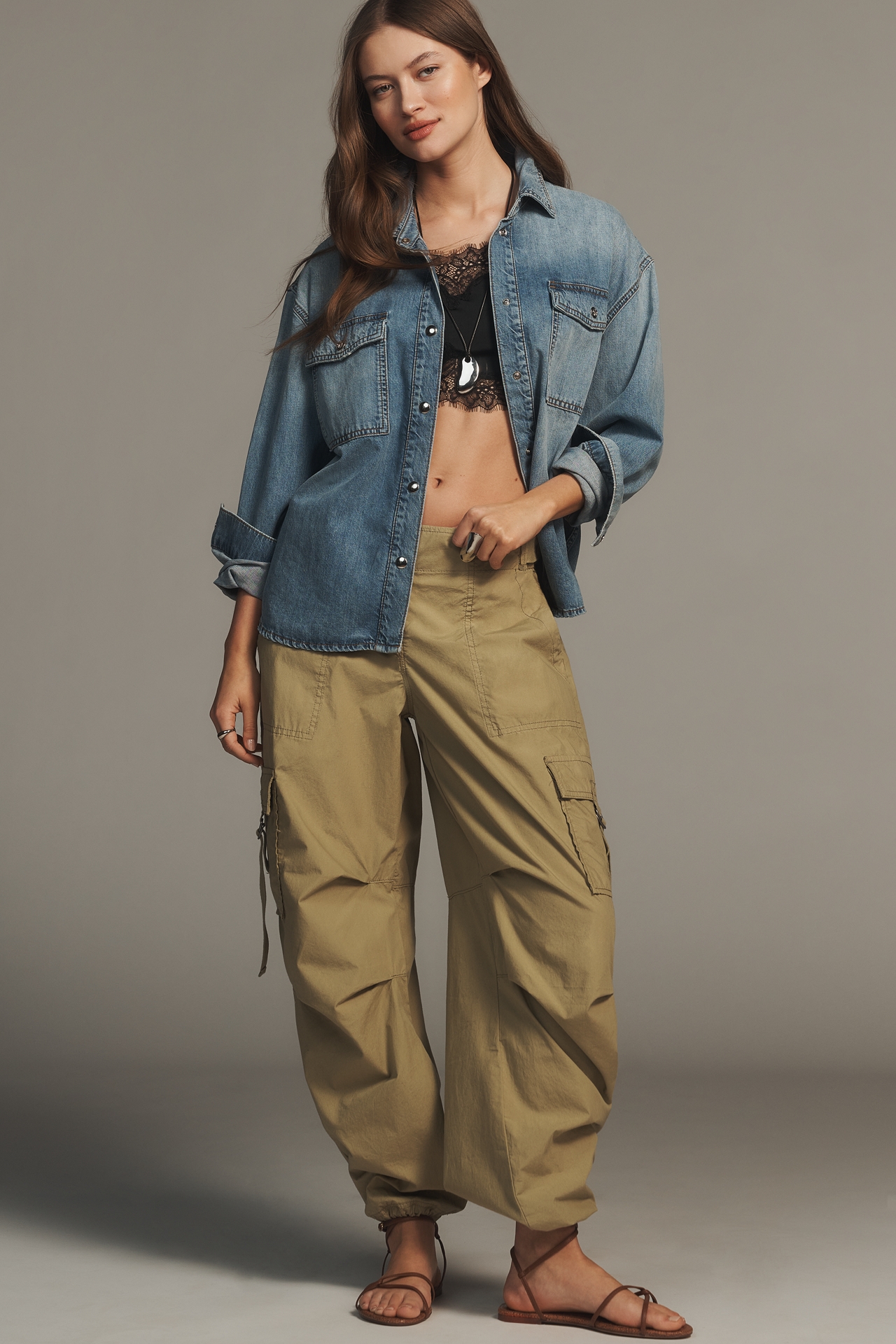 Anine Bing Paxton Denim Buttondown Shirt