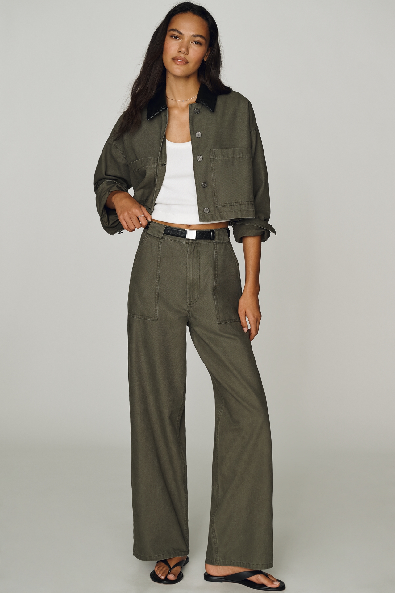 Anine Bing Grayson Cotton Pants