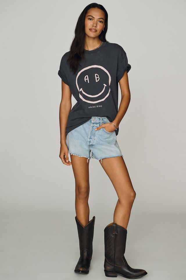 Anine Bing Smiley Graphic Tee #3