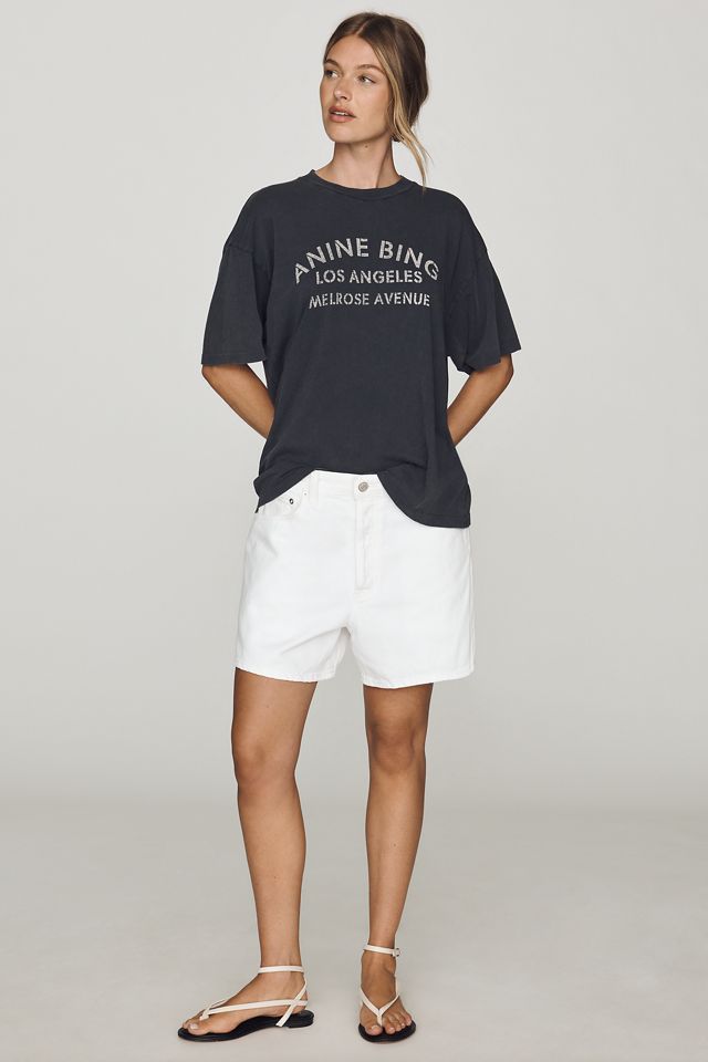 Anine Bing Melrose Stencil Tee #1