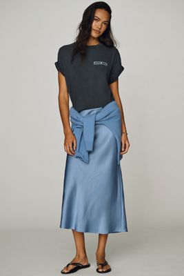Anine Bing Bar Silk Skirt 