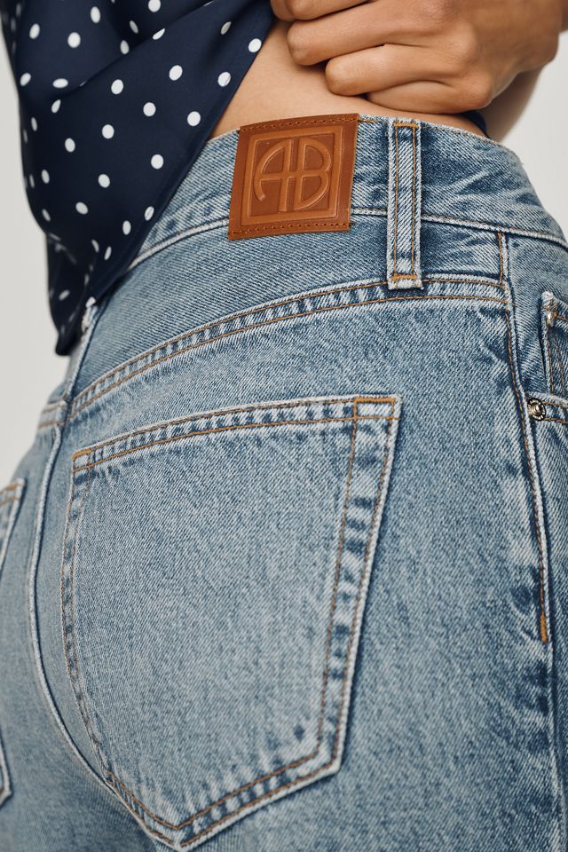 Anine Bing Roy 31" Cotton Jeans #1