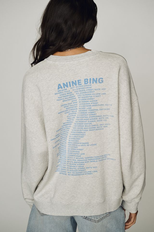 Anine Bing Miles Waves Sweatshirt #2