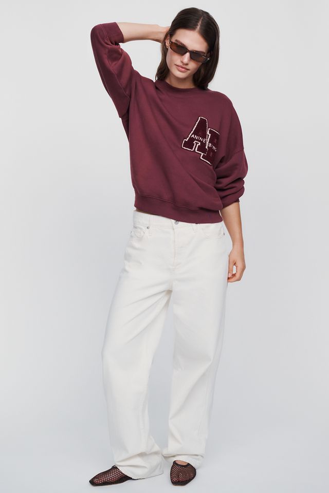 Anine Bing Miles 100% Cotton Sweatshirt #1