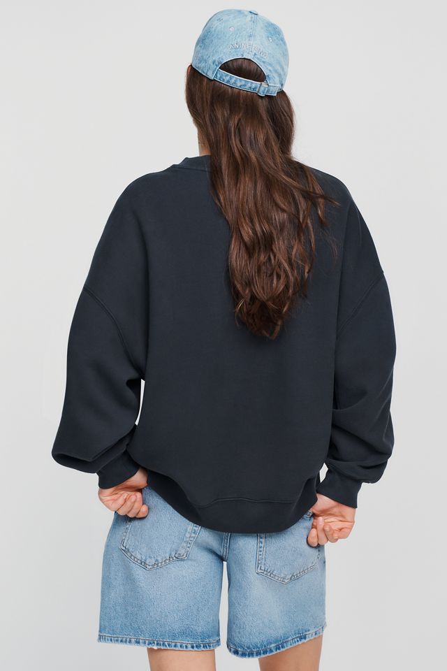Anine Bing Miles 100% Cotton Collegiate Sweatshirt #3