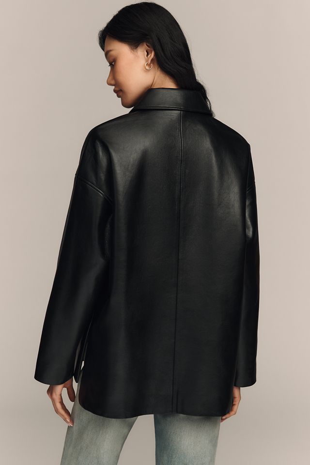 Anine Bing Luca Leather Jacket | Anthropologie