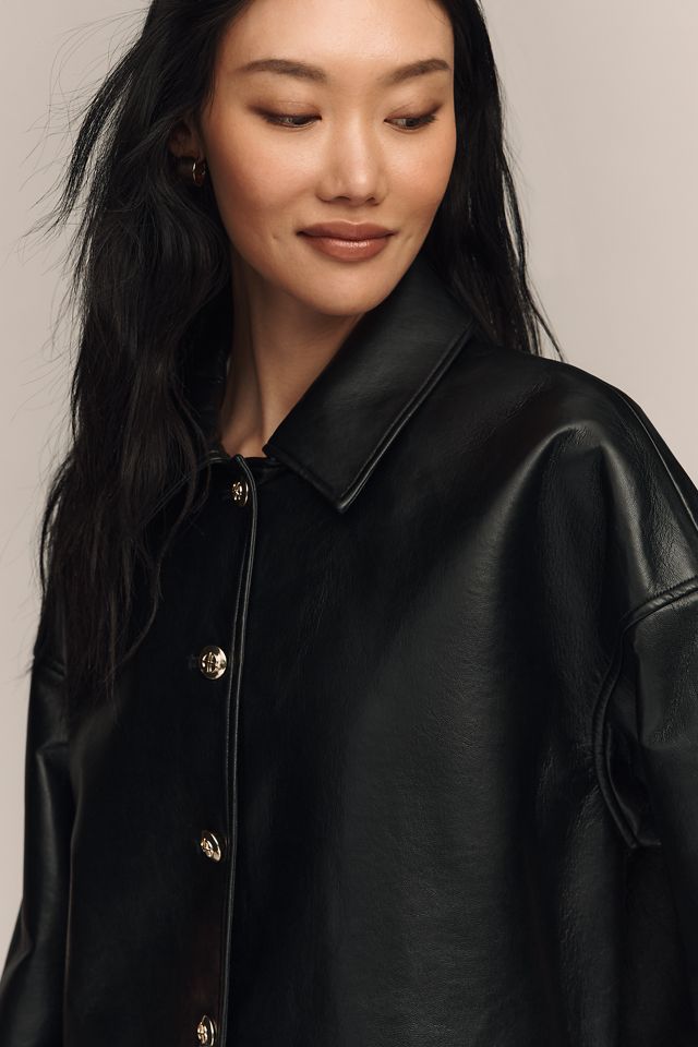 Anine Bing Luca Leather Jacket | Anthropologie