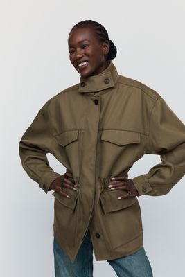 Anine Bing Sahara 100% Cotton Jacket