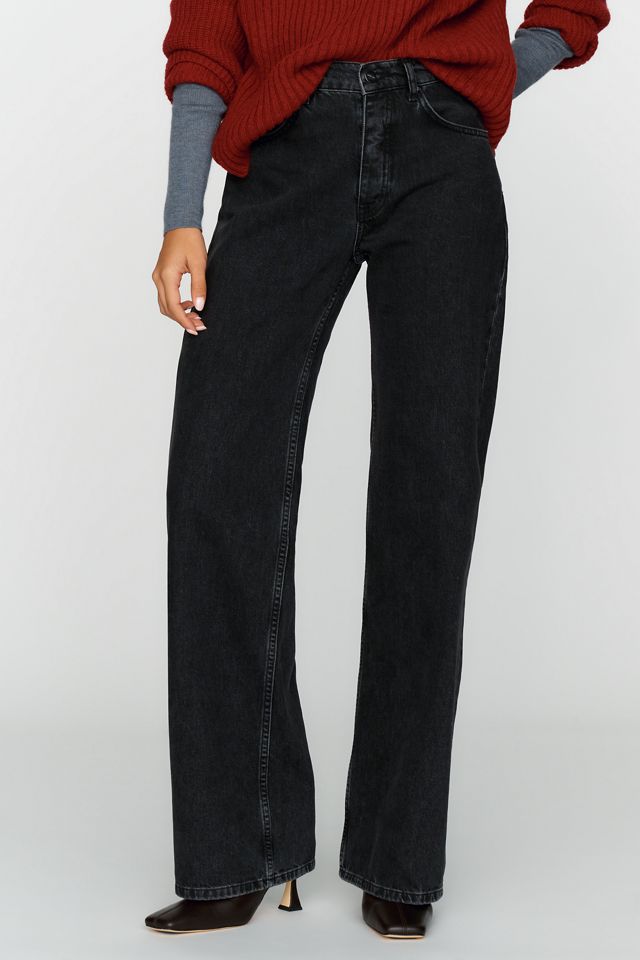 Anine Bing Hugh High Rise Straight Leg Jeans #1