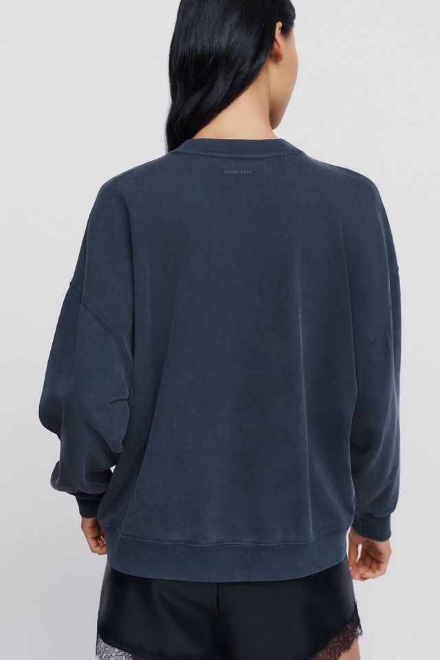 Anine Bing Miles Leo 100% Cotton Sweatshirt #3