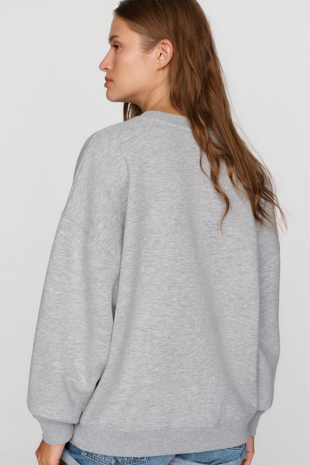 Anine Bing Miles Cotton Blend Graphic Sweatshirt #1