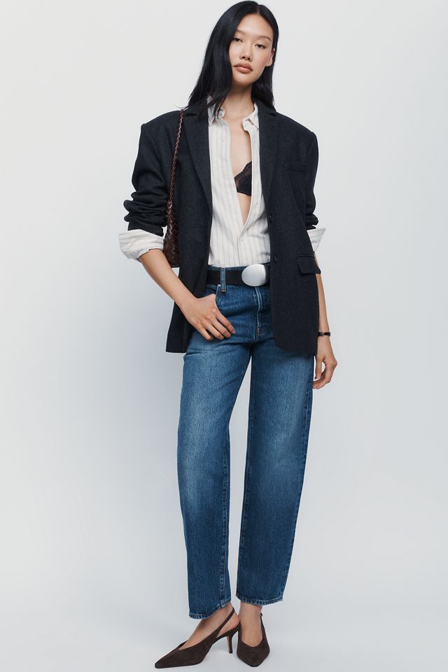 Anine Bing Quinn 100% Wool Blazer #1