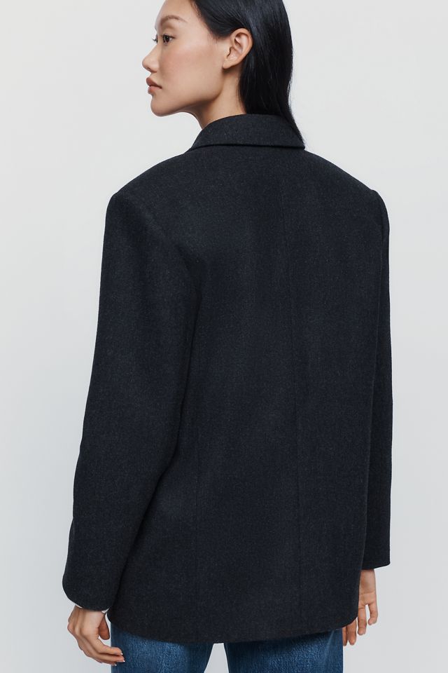 Anine Bing Quinn 100% Wool Blazer #4