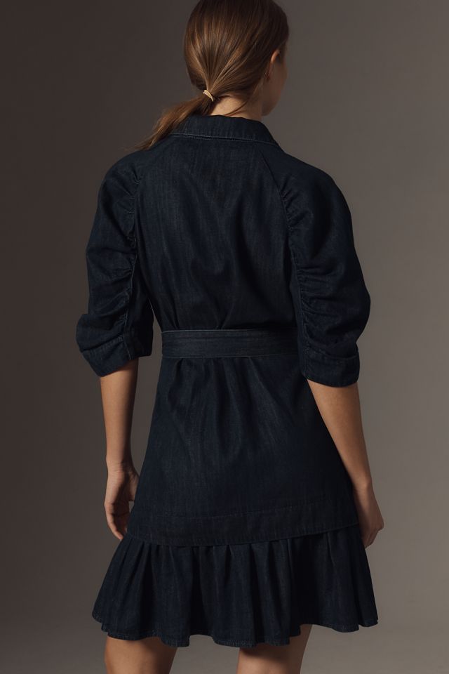 Sam Edelman Ferry Belted Tiered Shirt Dress #1