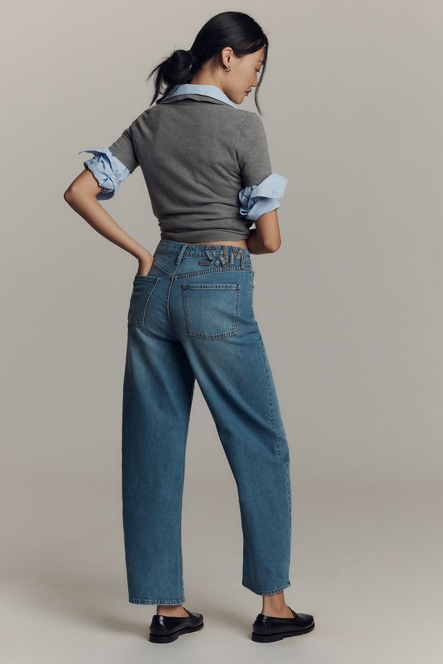 Sam Edelman High-Rise Barrel Jeans #3
