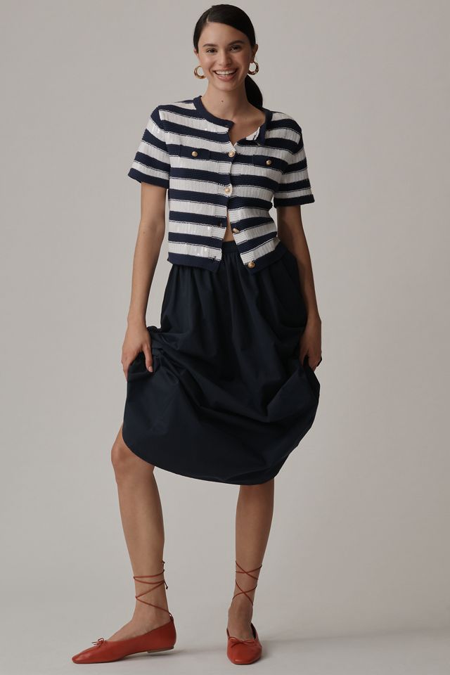 Sam Edelman Colleen Short-Sleeve Cardigan Sweater #2