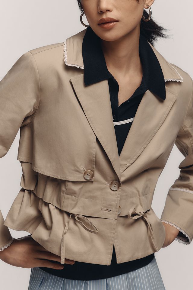 Sam Edelman Gina Convertible Trench Jacket #3