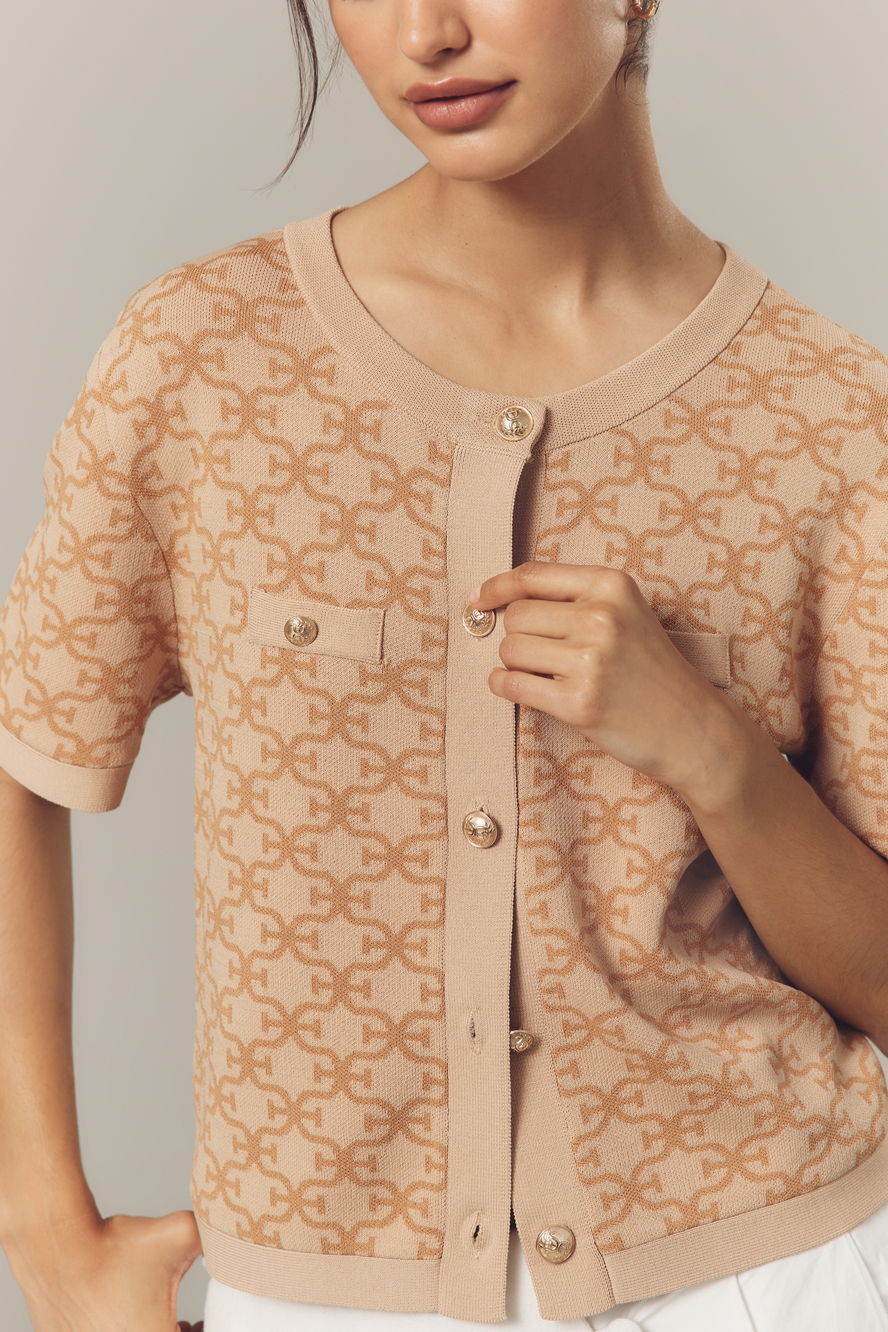 Sam Edelman Colleen Short-Sleeve Blouse