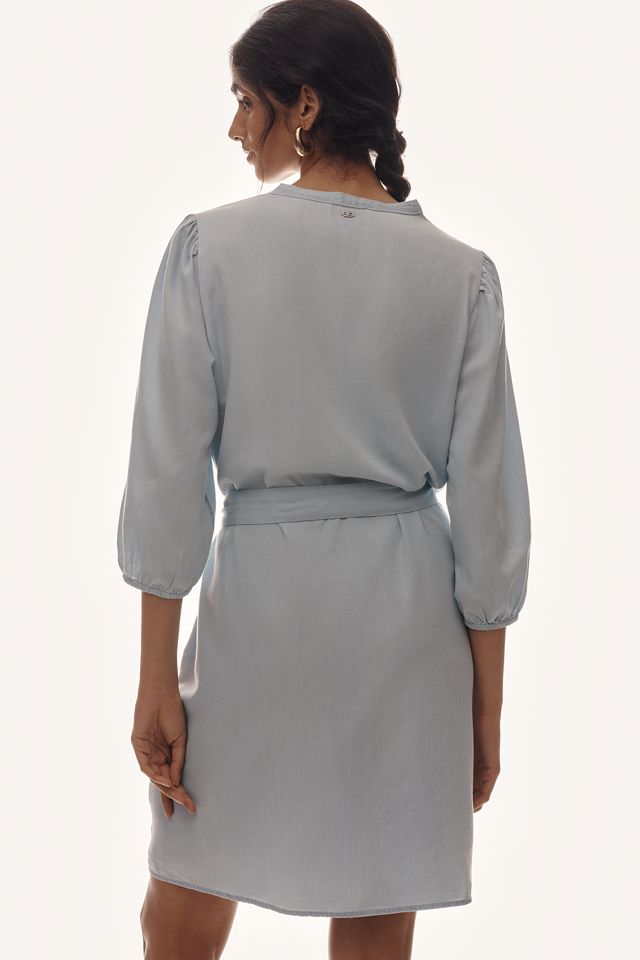 Sam Edelman Laine Tie-Belt Mini Dress #1