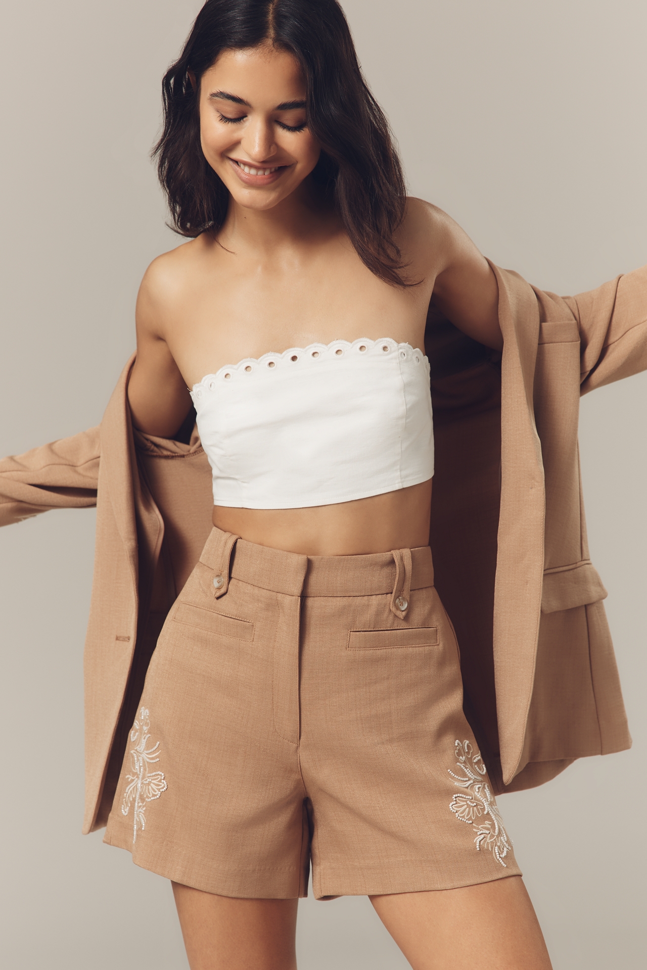 Sam Edelman Noa High-Rise Trouser Shorts