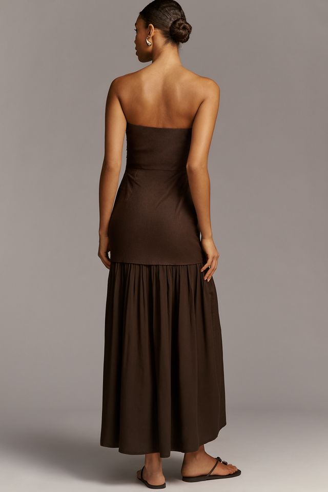 Faithfull Miro Strapless Maxi Dress #1