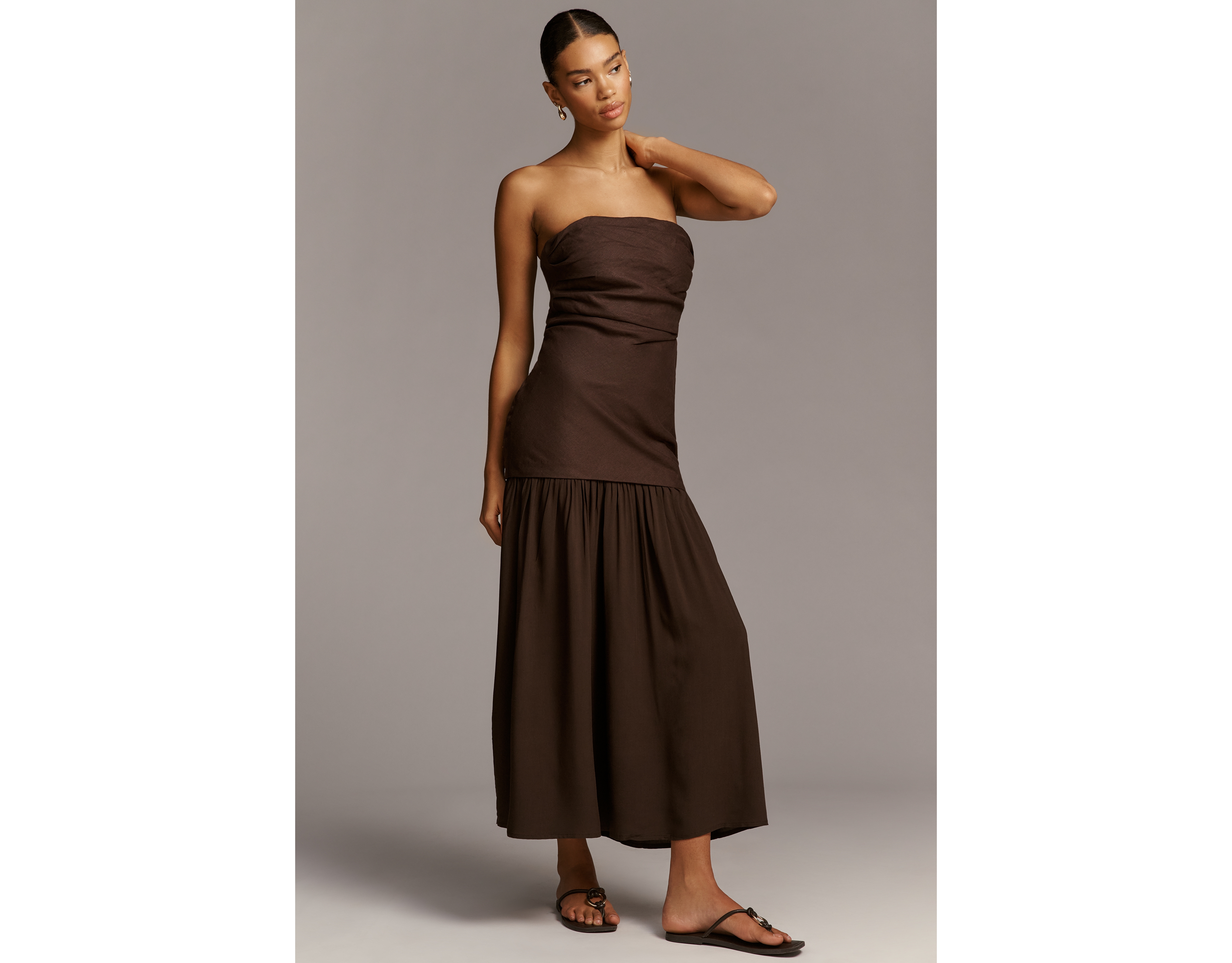 Faithfull Miro Strapless Maxi Dress