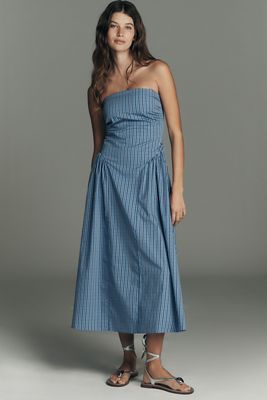 cut out halter neck midi dress Cut-out Halter Neck Double Back Tie Split Thigh Midi Dress