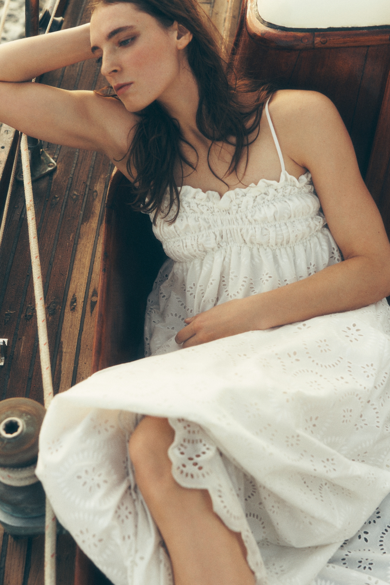 Faithfull The Brand Etta Sleeveless Empire Maxi Dress