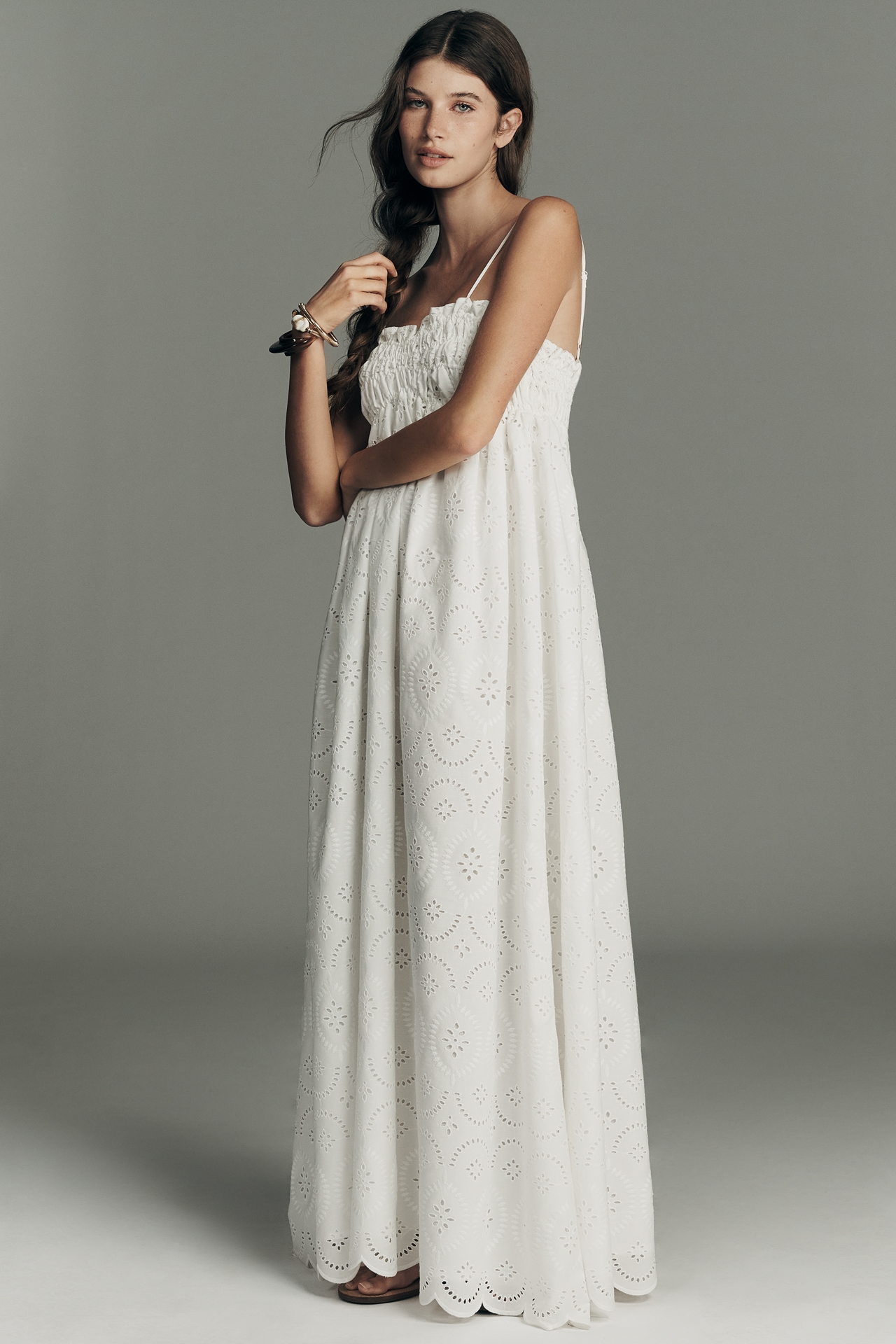 Faithfull The Brand Etta Sleeveless Empire Maxi Dress