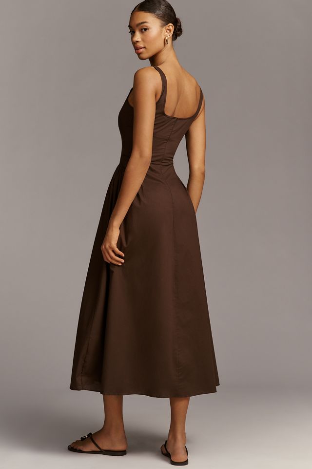 Faithfull The Brand Marcella Sleeveless Midi Dress | Anthropologie