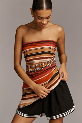 Faithfull Rocco 100% Linen Strapless Top