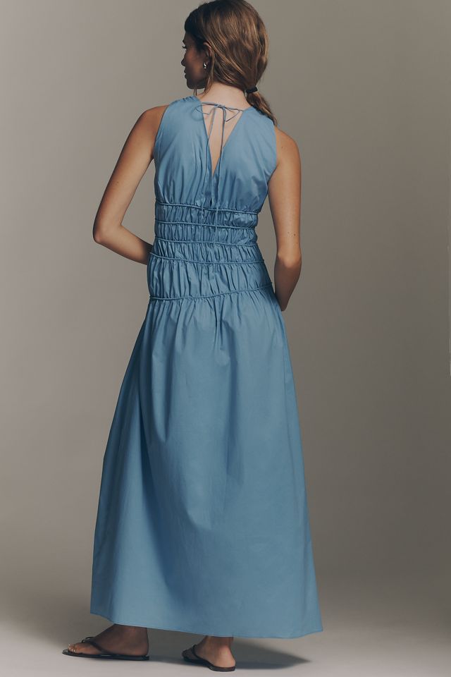 Faithfull Saja Ruched Maxi Dress #2