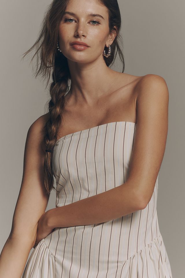 Faithfull Benetta Strapless Midi Dress #3